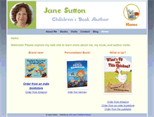 Tablet Screenshot of jane-sutton.com